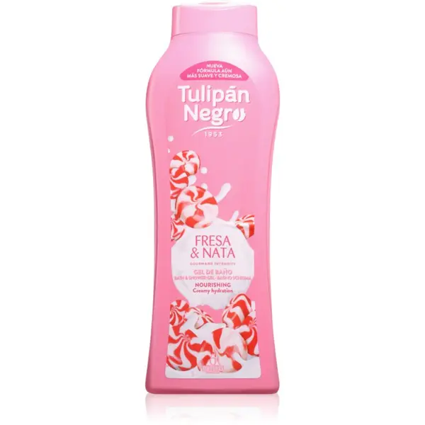 Tulipán Negro Tulipán Negro Fresa Y Nata gel za prhanje 650 ml