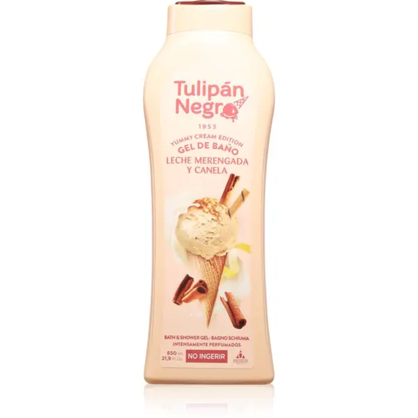 Tulipán Negro Tulipán Negro Leche Merengada & Canela gel za prhanje 650 ml
