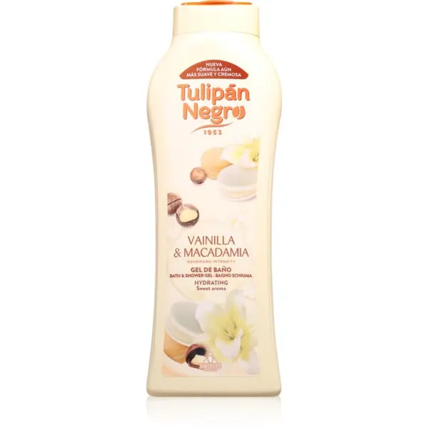 Tulipán Negro Tulipán Negro Vanilla Y Macadamia gel za prhanje 650 ml