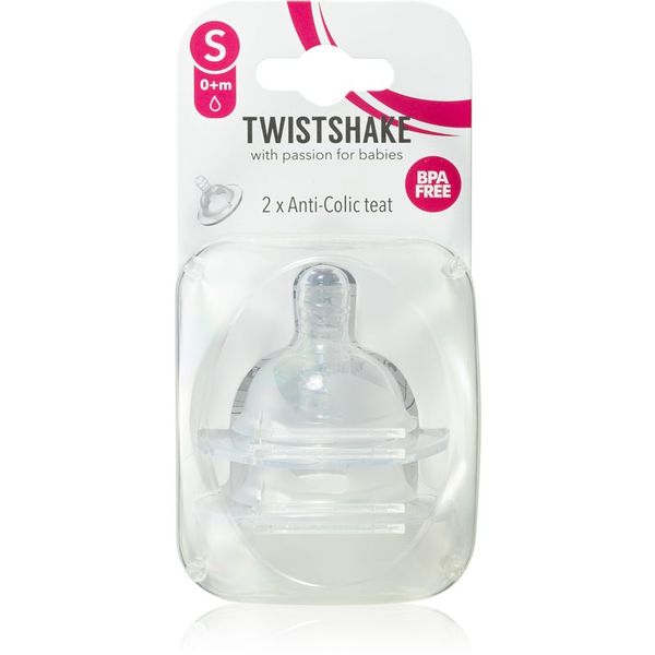 Twistshake Twistshake Anti-Colic Teat cucelj za stekleničko Small 0m+ 2 kos