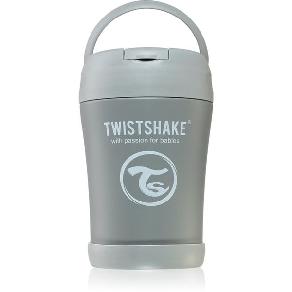 Twistshake Twistshake Stainless Steel Food Container Grey termovka za jesti 350 ml