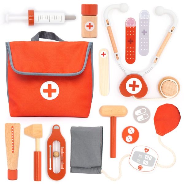 UMU® UMU® Doctors & Nurses Mini Doctor's Set aktivnostna igrača iz lesa