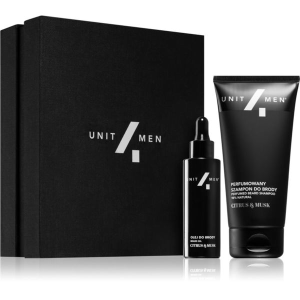 Unit4Men Unit4Men Barber Set Citrus & Musk darilni set za brado