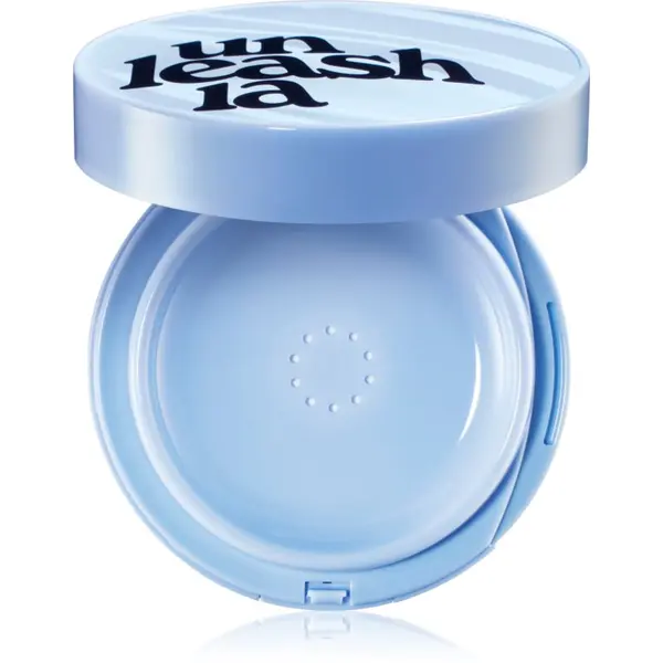Unleashia Unleashia Babe Skin Baby Blue Cushion dolgoobstojni tekoči puder v gobici SPF 40 odtenek 17C Seraphic 15 g