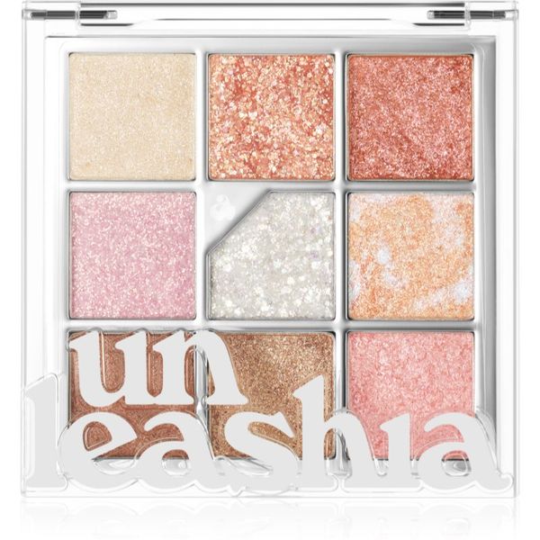 Unleashia Unleashia Glitterpedia Eye Palette paleta senčil za oči odtenek All Of Glitter 6,6 g