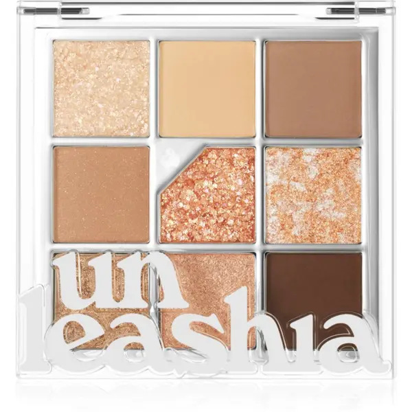 Unleashia Unleashia Glitterpedia Eye Palette paleta senčil za oči odtenek No.2 All of Brown 6.2 g