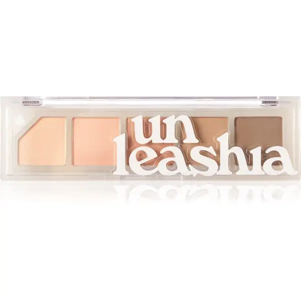 Unleashia Unleashia Mood Shower Eye Palette paleta senčil za oči odtenek NO.1 Vanilla Shower 1 kos