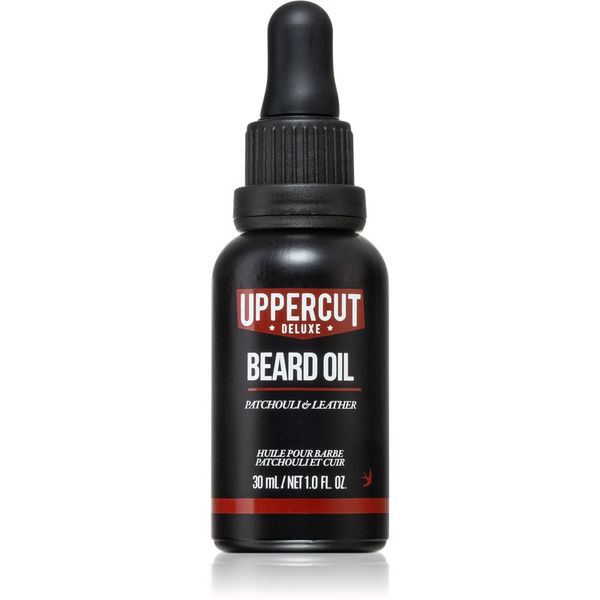 Uppercut Deluxe Uppercut Deluxe Beard Oil Patchouli&Leather olje za brado 30 ml