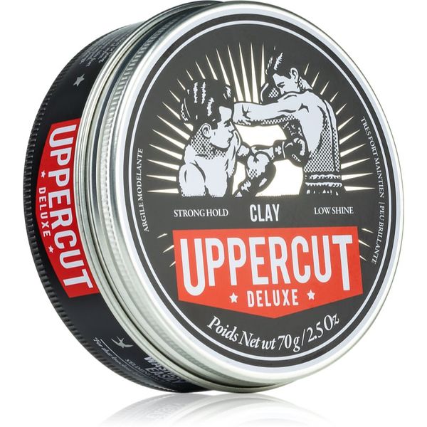 Uppercut Deluxe Uppercut Deluxe Clay stiling glina z ekstra močnim utrjevanjem za moške 70 g