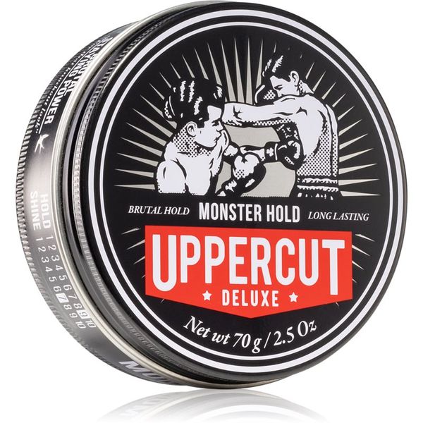 Uppercut Deluxe Uppercut Deluxe Monster Hold vosek za stilsko oblikovanje las za lase za moške 70 g