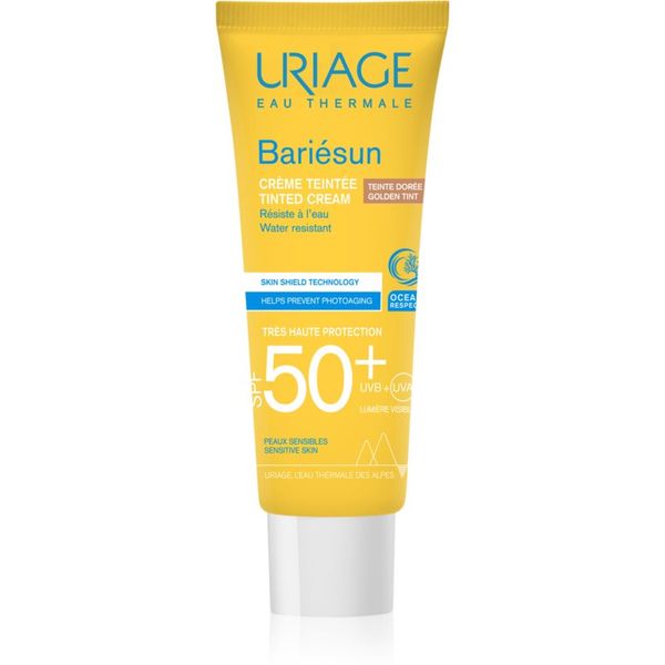 Uriage Uriage Bariésun Bariésun-Repair Balm zaščitna tonirana krema za obraz SPF 50+ odtenek Golden tint 50 ml