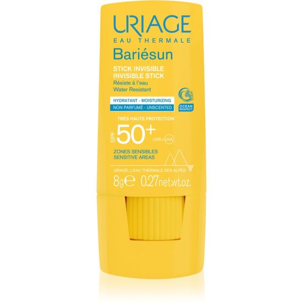 Uriage Uriage Bariésun Invisible Stick SPF 50+ zaščitna paličica za občutljive predele kože SPF 50+ 8 g