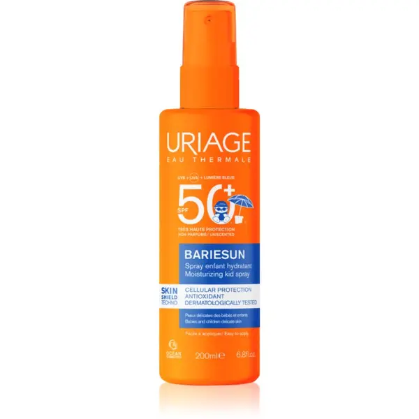 Uriage Uriage Bariésun Moisturizing Kid Spray SPF50+ pršilo za sončenje za otroke SPF 50+ 200 ml