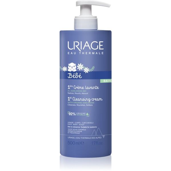Uriage Uriage Bébé 1st Cleansing Cream nežna čistilna krema za otroke od rojstva 500 ml