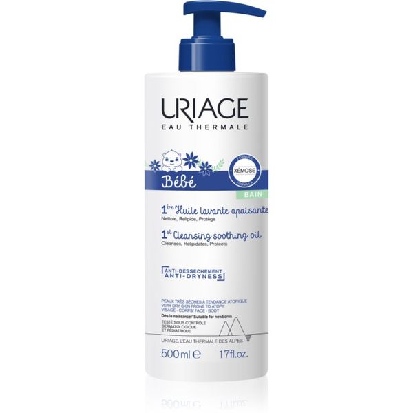 Uriage Uriage Bébé 1st Cleansing Soothing Oil pomirjajoče čistilno olje za suho do atopično kožo 500 ml