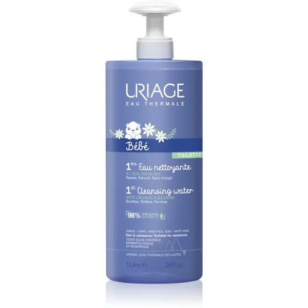 Uriage Uriage Bébé 1st Cleansing Water čistilna voda za telo in obraz 1000 ml