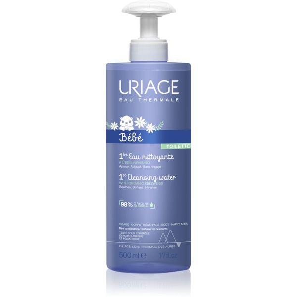 Uriage Uriage Bébé 1st Cleansing Water nežna čistilna voda za otroke 500 ml