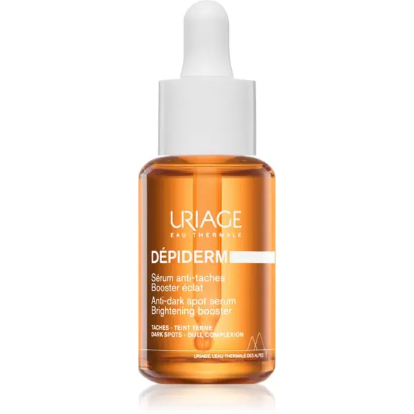 Uriage Uriage Dépiderm Anti-Dark Spot Brightening Booster Serum posvetlitveni korekcijski serum proti pigmentnim madežem za osvetlitev kože 30 ml
