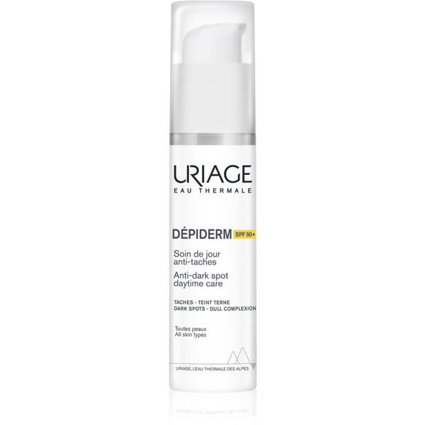 Uriage Uriage Dépiderm Anti-dark spot daytime care zaščitna dnevna krema za preprečevanje pigmentnih madežev SPF 50+ 30 ml