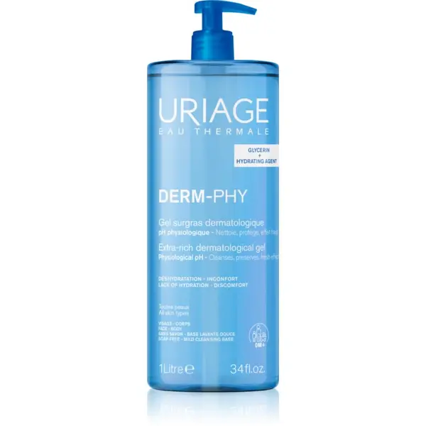 Uriage Uriage DERM-PHY Extra Rich Dermatological Gel nežni čistilni gel 1000 ml
