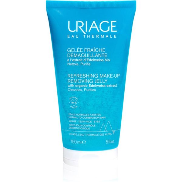 Uriage Uriage Eau Thermale Make-Up Removing Jelly osvežilni čistilni gel za mastno in mešano kožo 150 ml