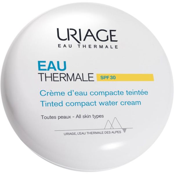 Uriage Uriage Eau Thermale Water Cream Tinted Compact SPF 30 svilnat puder za poenotenje tona kože 10 g