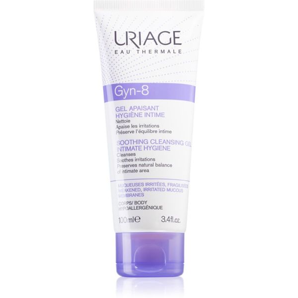 Uriage Uriage Gyn-Phy Gyn-8 Soothing Cleansing Gel Intimate Hygiene gel za intimno higieno za razdraženo kožo 100 ml
