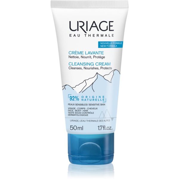 Uriage Uriage Hygiène Cleansing Cream hranilna čistilna krema za telo in obraz 50 ml