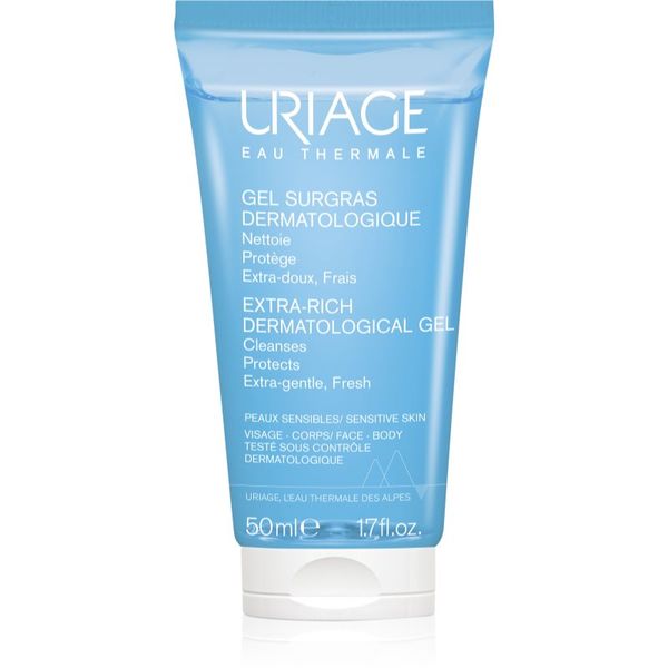 Uriage Uriage Hygiène Extra-Rich Dermatological Gel čistilni gel za obraz in telo chránící před vysycháním 50 ml
