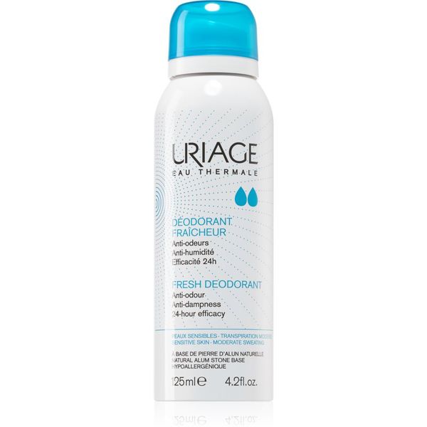 Uriage Uriage Hygiène Fresh Deodorant dezodorant v pršilu za 24 urno zaščito 125 ml