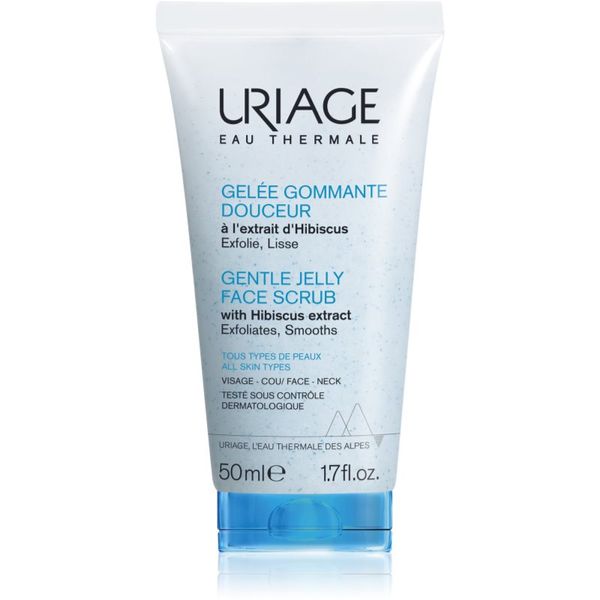 Uriage Uriage Hygiène Gentle Jelly Face Scrub nežen piling za obraz 50 ml