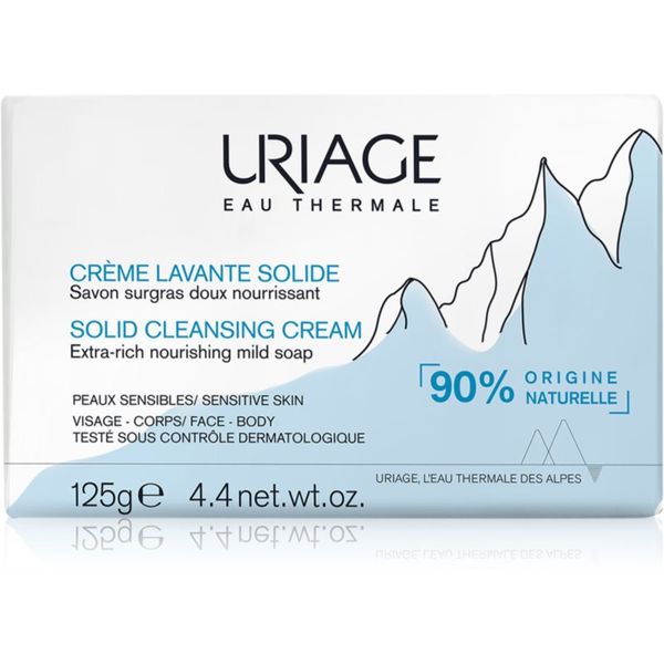 Uriage Uriage Hygiène Solid Cleansing Cream nežna čistilna krema s termalno vodo z francouzských Alp 125 g