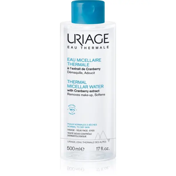 Uriage Uriage Hygiène Thermal Micellar Water - Normal to Dry Skin micelarna čistilna voda za normalno do suho kožo 500 ml