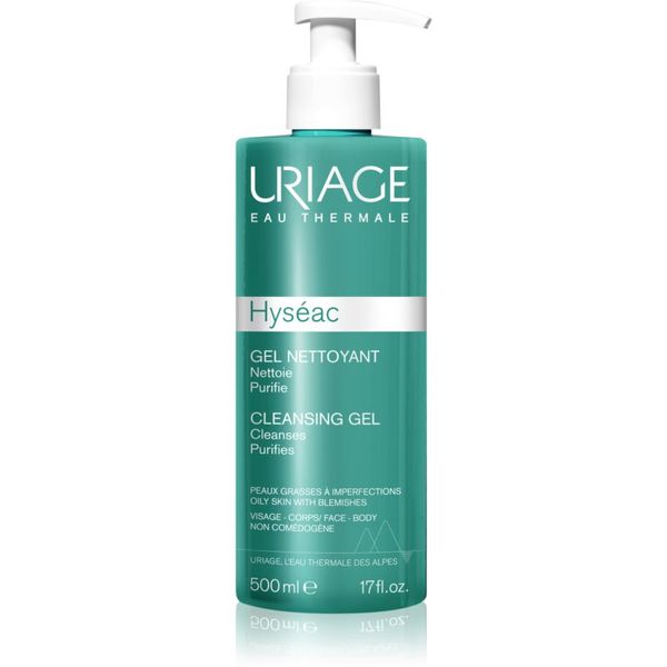 Uriage Uriage Hyséac Cleansing Gel nežni čistilni gel za obraz in telo 500 ml