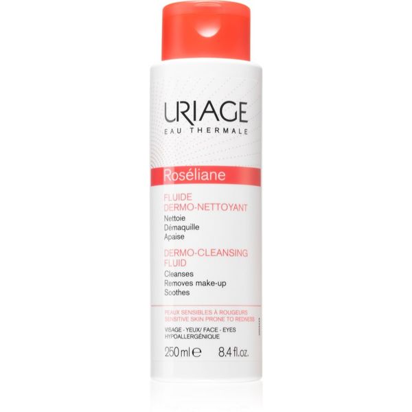 Uriage Uriage Roséliane Dermo-Cleansing Fluid čistilni fluid za občutljivo kožo, nagnjeno k rdečici 250 ml