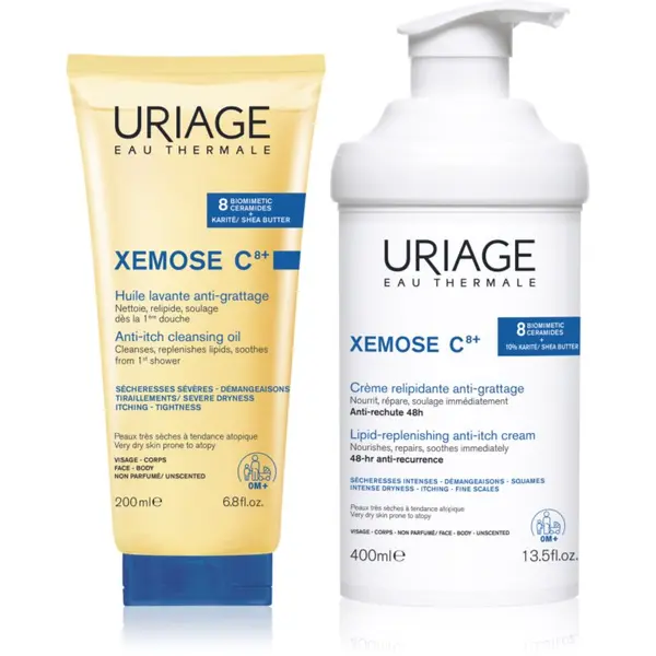 Uriage Uriage Xemose C8+ Comfort Set set za občutljivo kožo