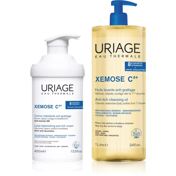 Uriage Uriage Xemose C8+ Comfort Set set za zelo občutljivo suho in atopično kožo