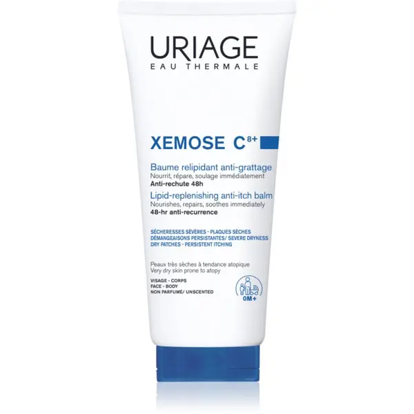 Uriage Uriage Xemose C8+ Lipid-Replenishing Anti-Itch Balm pomirjajoči balzam za suho in ekcematozno kožo 200 ml