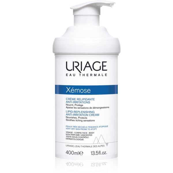 Uriage Uriage Xémose Lipid-Replenishing Anti-Irritation Cream pomirjajoča krema, ki koži vrača lipide za zelo občutljivo suho in atopično kožo 400 ml