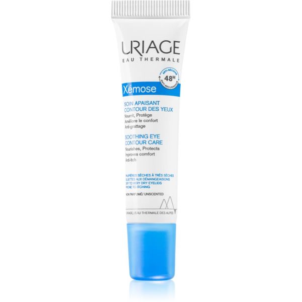 Uriage Uriage Xémose Soothing Eye Contour Care pomirjajoča krema za predel okoli oči za suho in atopično kožo 15 ml