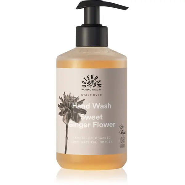 Urtekram Urtekram Sweet Ginger Flower tekoče milo za roke z izvlečki aloe vere in ingverja 300 ml