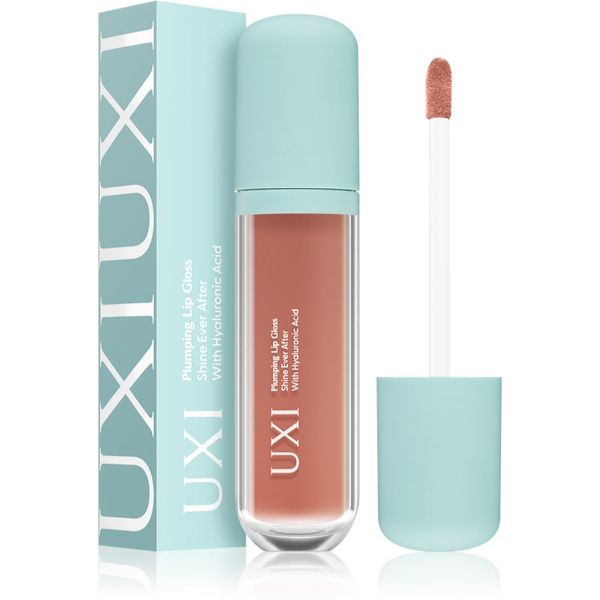 UXI BEAUTY UXI BEAUTY Plumping Lip Gloss sijaj za ustnice za večji volumen s hialuronsko kislino Peach perfect 5 ml