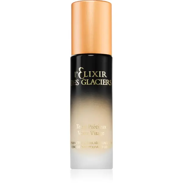 Valmont Valmont l' Elixir des Glaciers Teint Précieux visoko prekrivni tekoči puder za glajenje kože in zmanjšanje por odtenek Rosy Beige in New York 30 ml