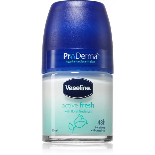 Vaseline Vaseline Active Fresh Antiperspirant antiperspirant roll-on z vonjem cvetja 50 ml