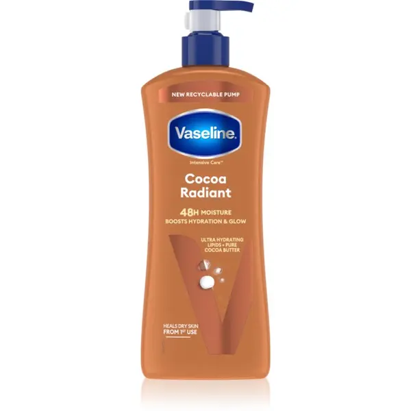Vaseline Vaseline Cocoa Radiant vlažilni losjon za telo s kakavovim maslom 600 ml