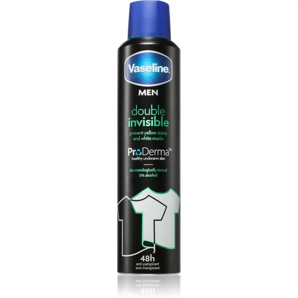 Vaseline Vaseline Double Invisible Men antiperspirant v pršilu za moške 250 ml