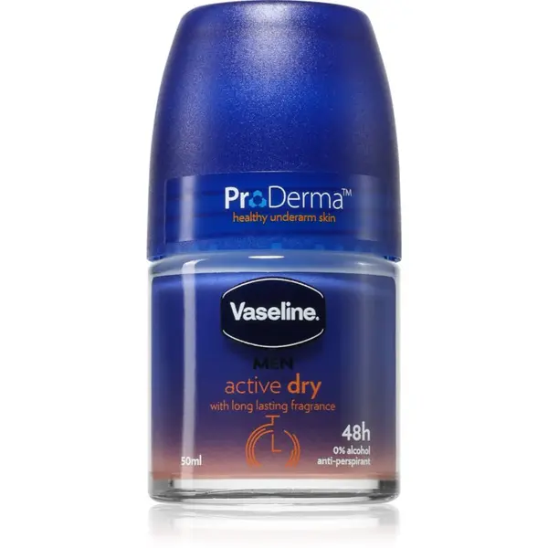 Vaseline Vaseline Men Active Dry Roll-On antiperspirant roll-on za moške 50 ml