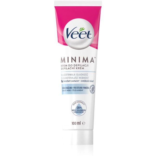 Veet Veet Minima Sensitive Skin depilacijska krema za občutljivo kožo aloe vera in vitamin E 100 ml