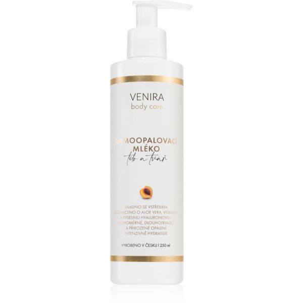 Venira Venira Body care Self tanning lotion samoporjavitvena krema za telo in obraz za vse tipe kože Apricot 250 ml