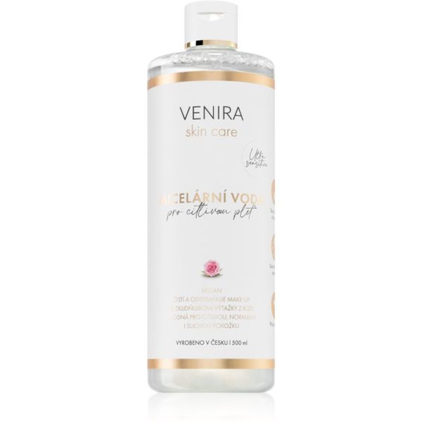Venira Venira Skin care Micelar water čistilna micelarna voda za odstranjevanje ličil za občutljivo kožo 500 ml